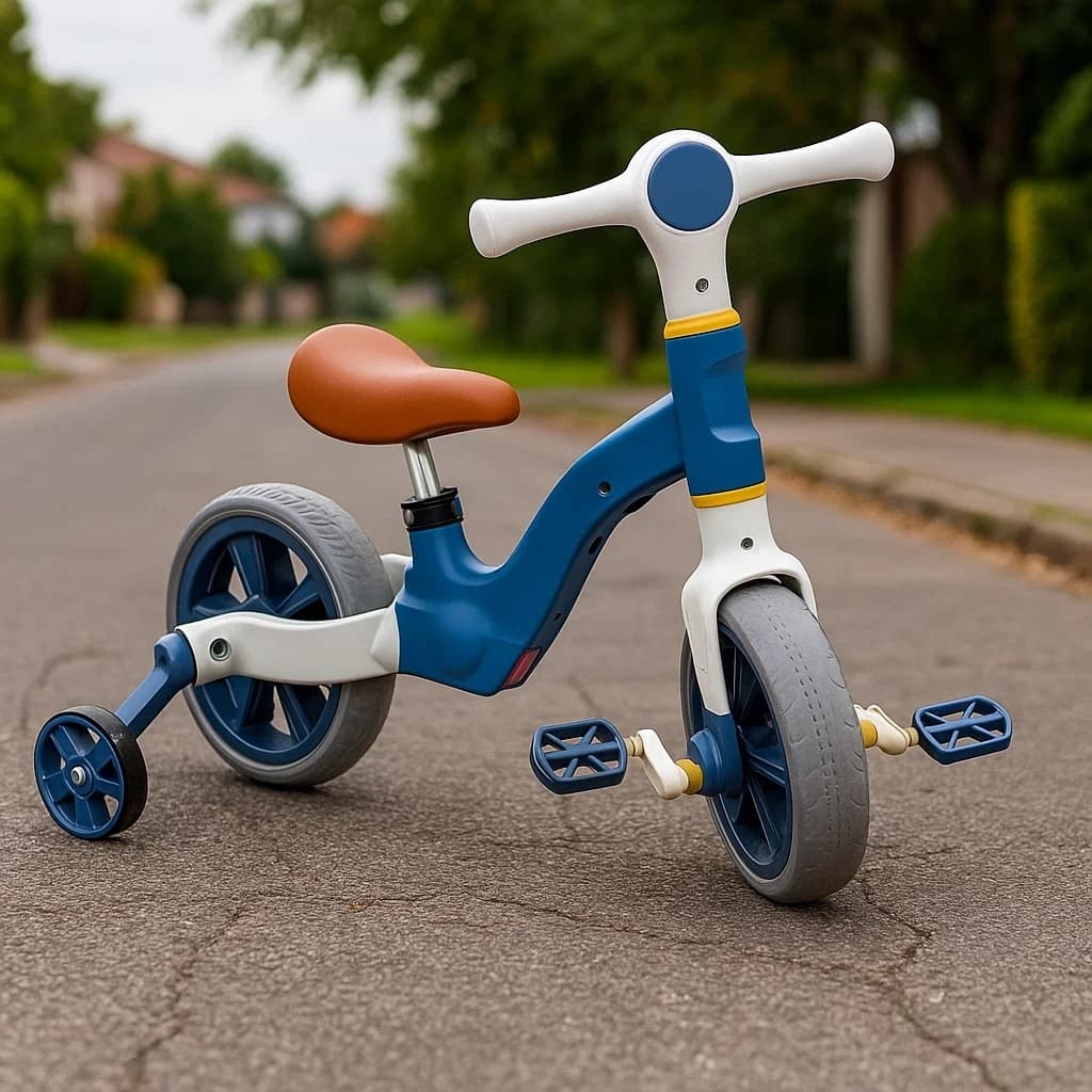 Bicicleta Infantil Equilíbrio 2 em 1 Rodinhas Removíveis Primeiras Pedaladas Aprendizado Criança