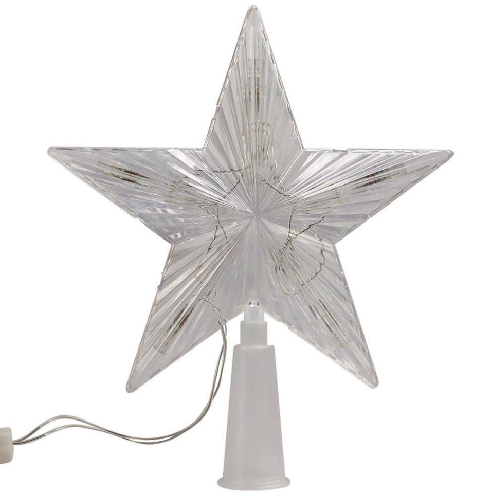 Estrela Ponteira para Árvore de Natal Colorida LED Colorido