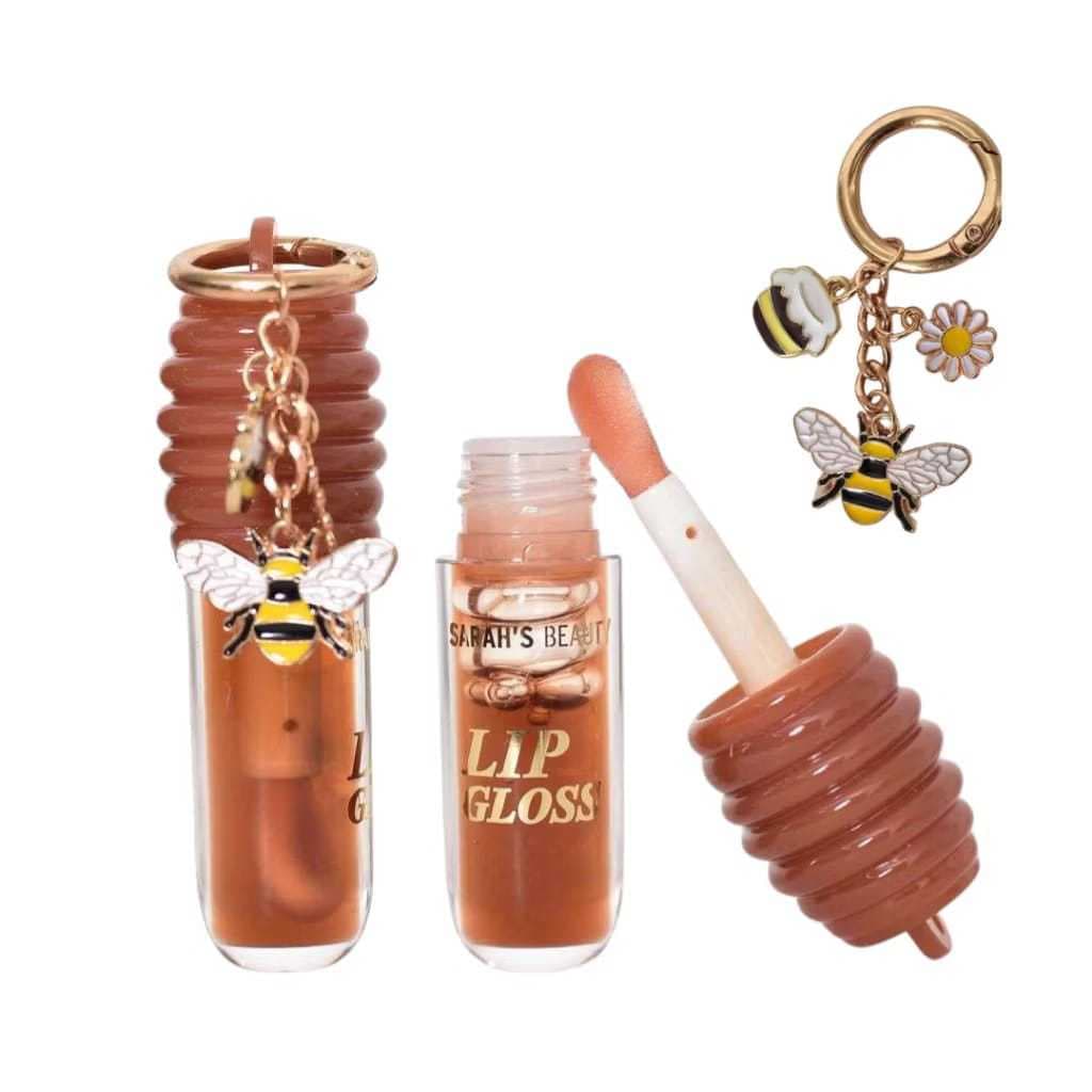 Gloss Labial Sarah’s Beauty Mel de Abelha – Hidratação, Brilho Espelhado e Volume Natural