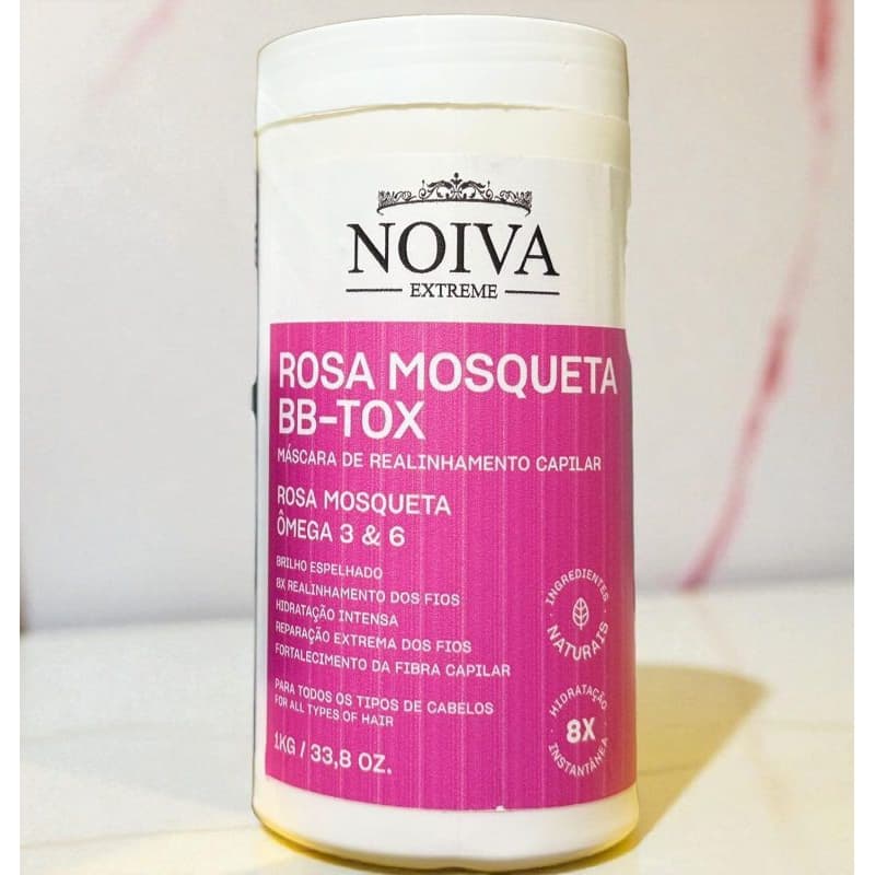 BB-TOX Rosa Mosqueta Noiva Extreme - Máscara de Realinhamento Capilar - 1KG