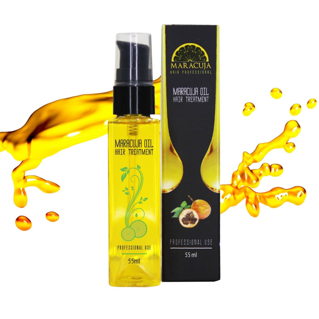 Óleo Capilar Maracujá - 55ml - Óleo Hidratante e Fortalecedor para todos os tipos de cabelo