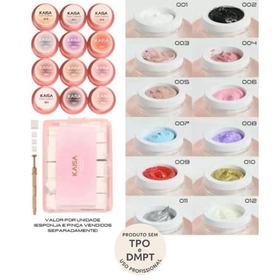 Color Cushion Gel 5 em 1 Kaisa Efeitos Ombré Baby Color