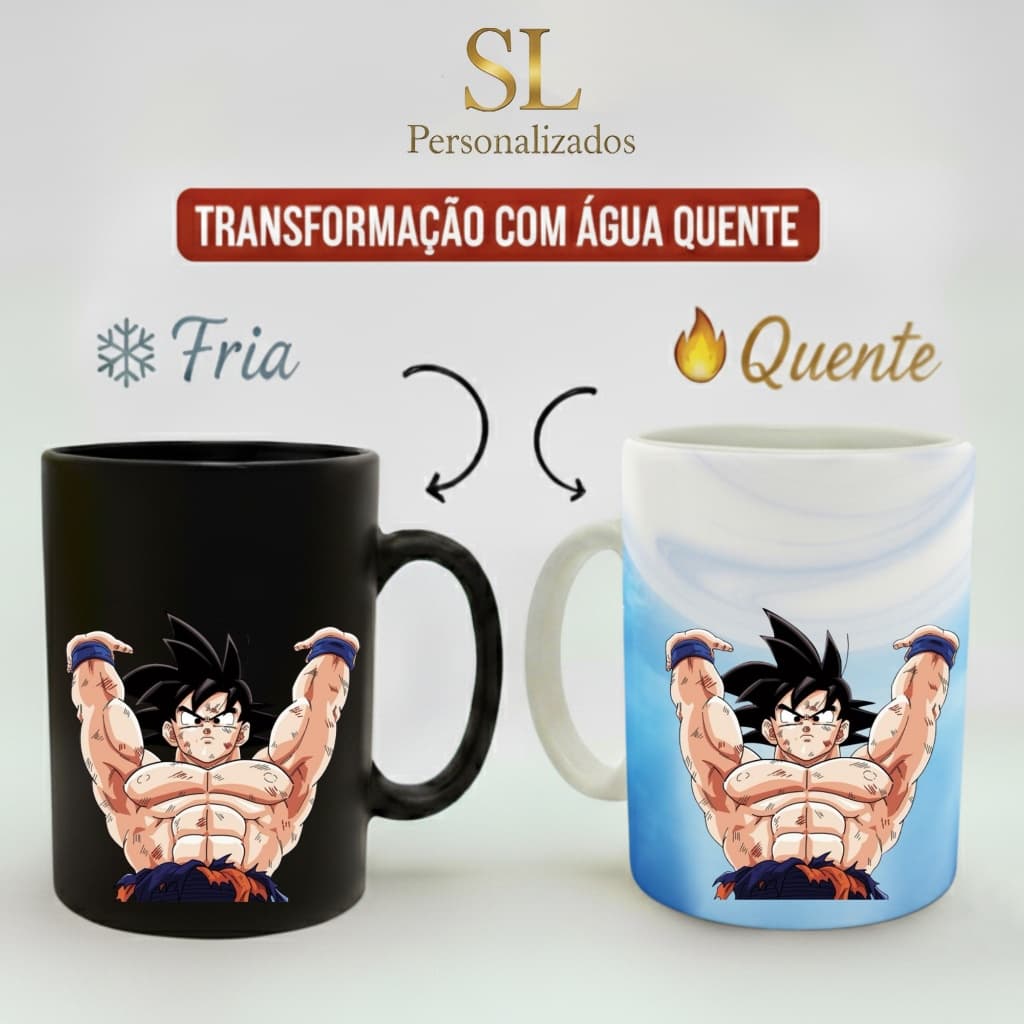CANECA MÁGICA GOKU- GENKI DAMA