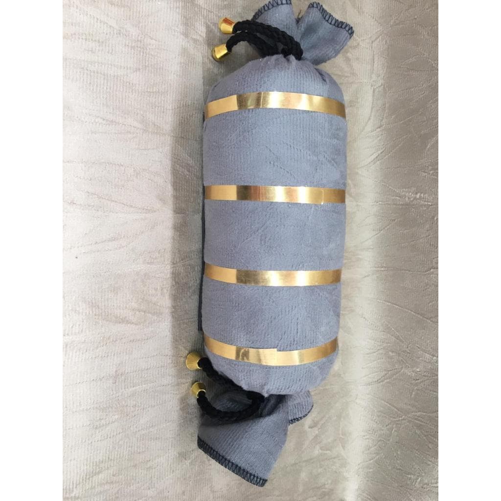 peso de porta,bala, enfeite decoração ,luxo,suede