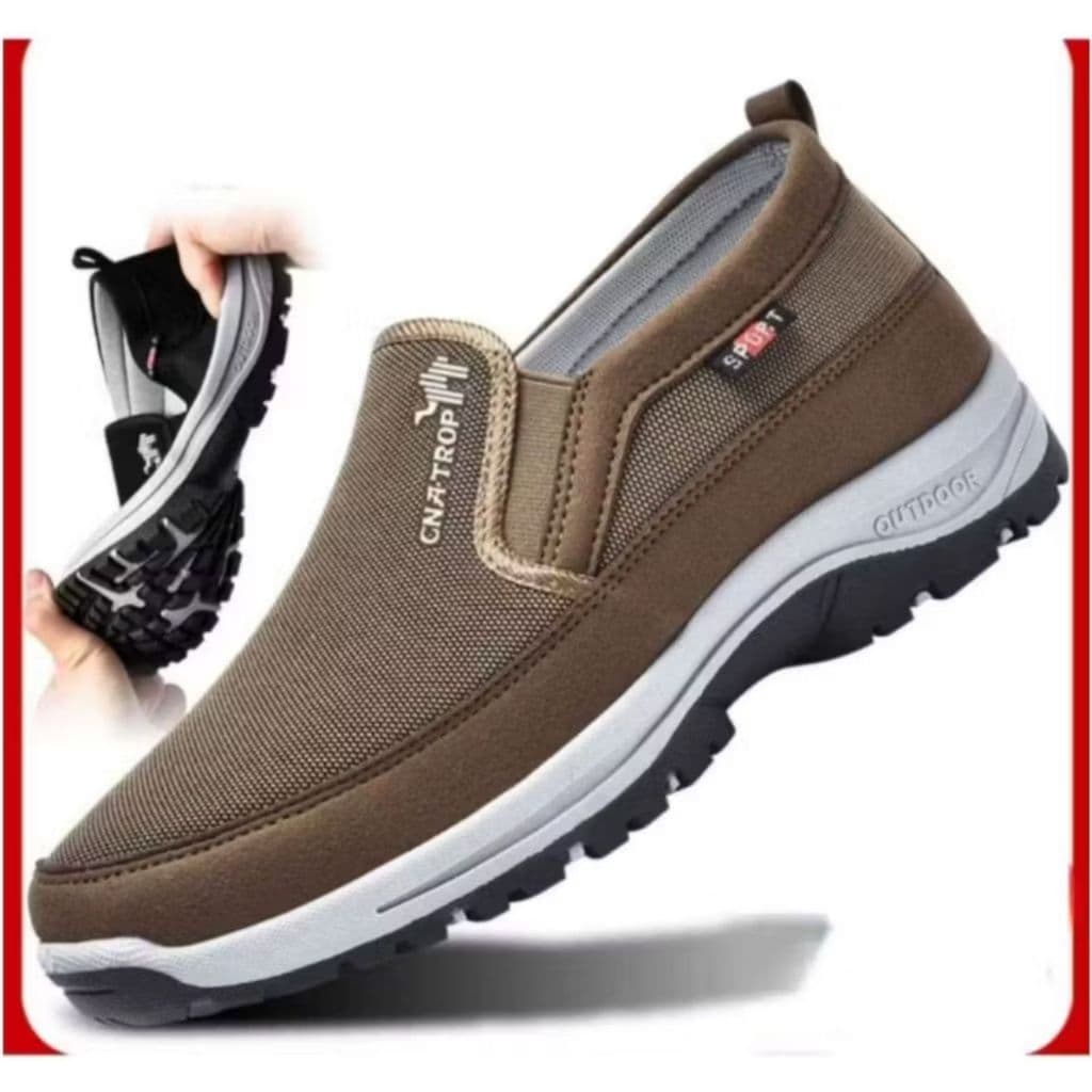 Tenis Sapatilha Mocassim Casual Ortopedico Adventure de Passeio Reforçado Solado Leve Confortável Macio Barato Top
