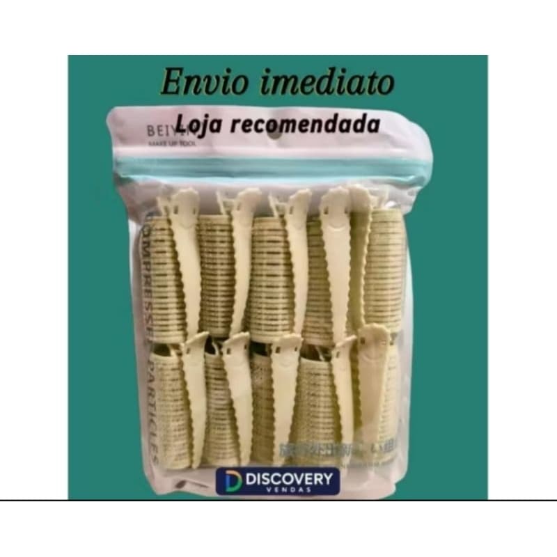 Bobs Modelador de cachos Cabelo Velcro Modeladores + Prendedores