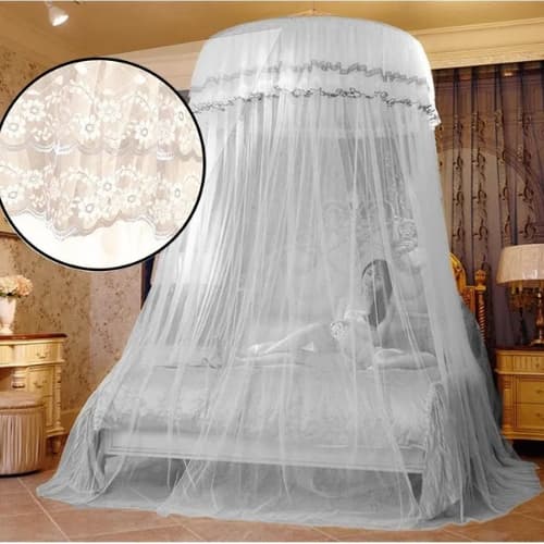 Mosquiteiro Teto Casal Indiano C/ Elastico Promoção