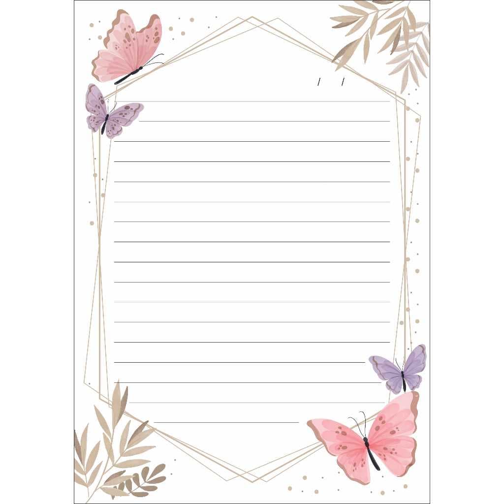 100 Refil de folhas pautadas - Caderno, fichários e blocos - Tamanho A4 (21X29,7)