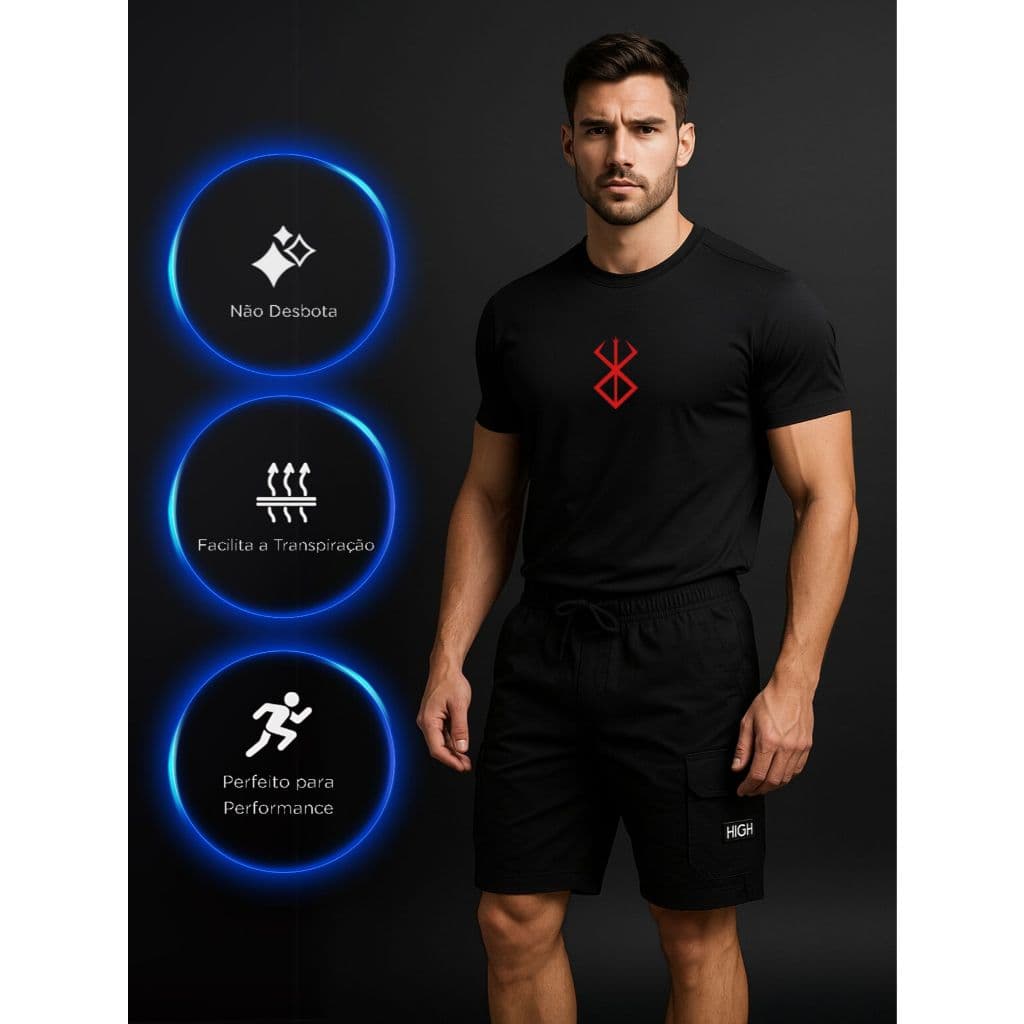 Camisa Dry Fit Berserk 02 Academia,corrida,caminhada,natação,cros fit,musculação