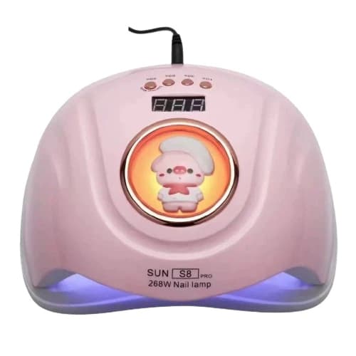 Cabine de Unha Sun S8 Profissional 268w Para Unhas de Gel Led Uv Com Bichinho Bivolt