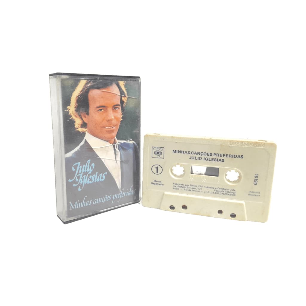 Fita Cassete K7 Julio Iglesias - Minhas Canções Preferidas