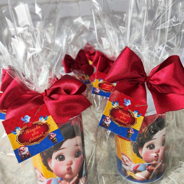 Cofrinho Branca de Neve Baby Personalizado com nome– Lembrancinha de Aniversário Infantil