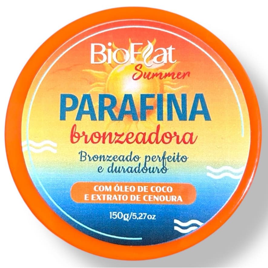 Parafina Bronzeadora BioFlat PROFISSIONAL - 150 gramas