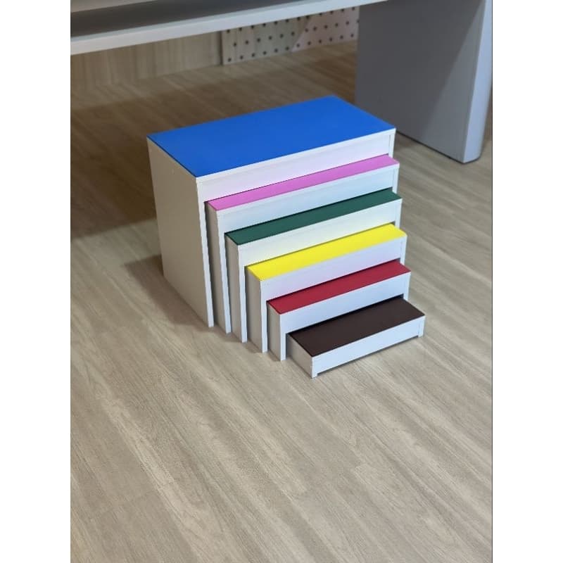 Conjunto Bancos Para Terapia MDF Uso Profissional Infantil