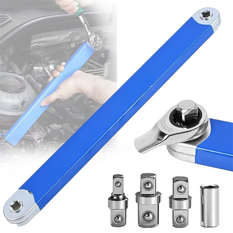Chave de extensão multifuncional chave de extensão de catraca chave de dupla finalidade 5pcs
