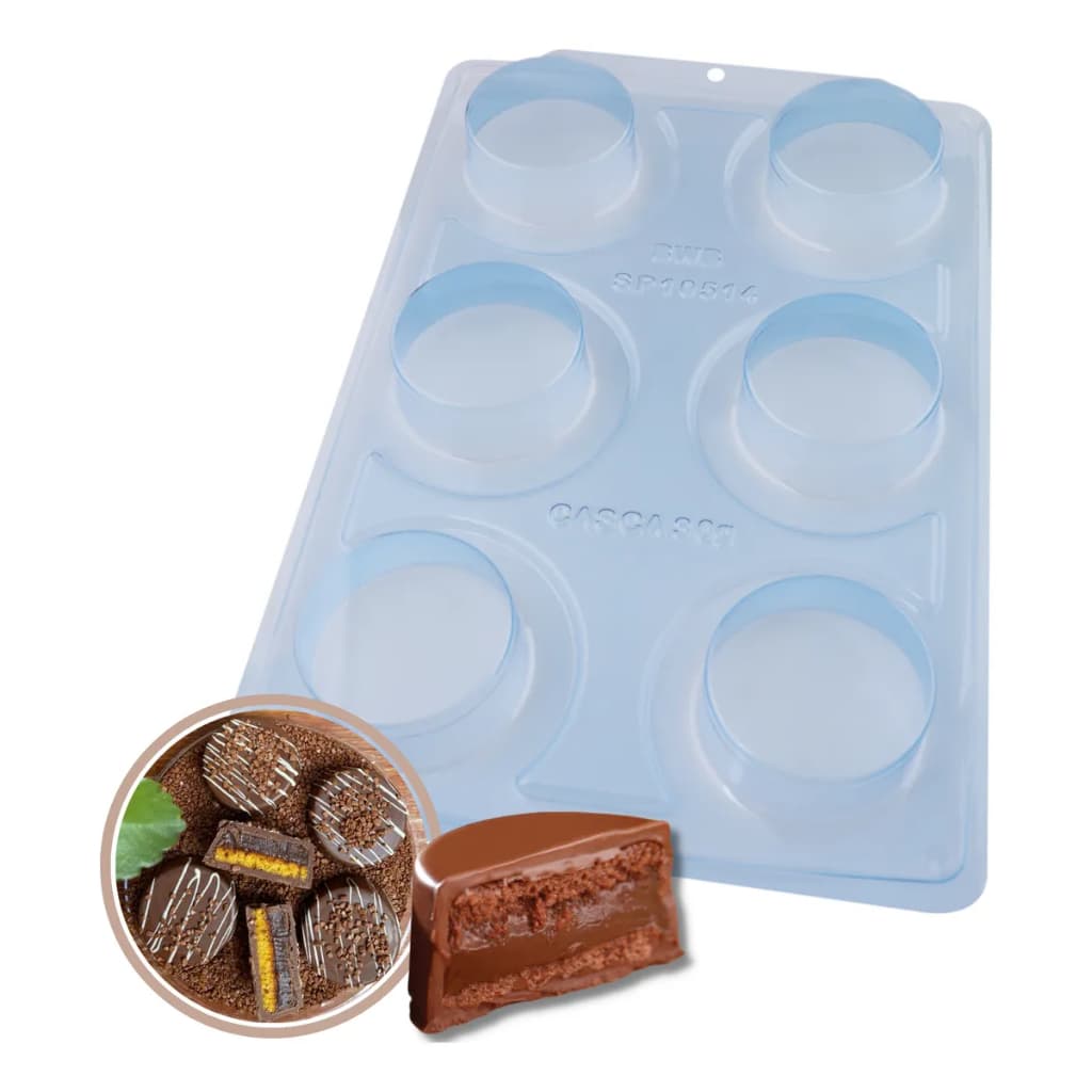 Forma Silicone BWB Pao De Mel Grande 120g SP 10514 Chocolate 3 Partes