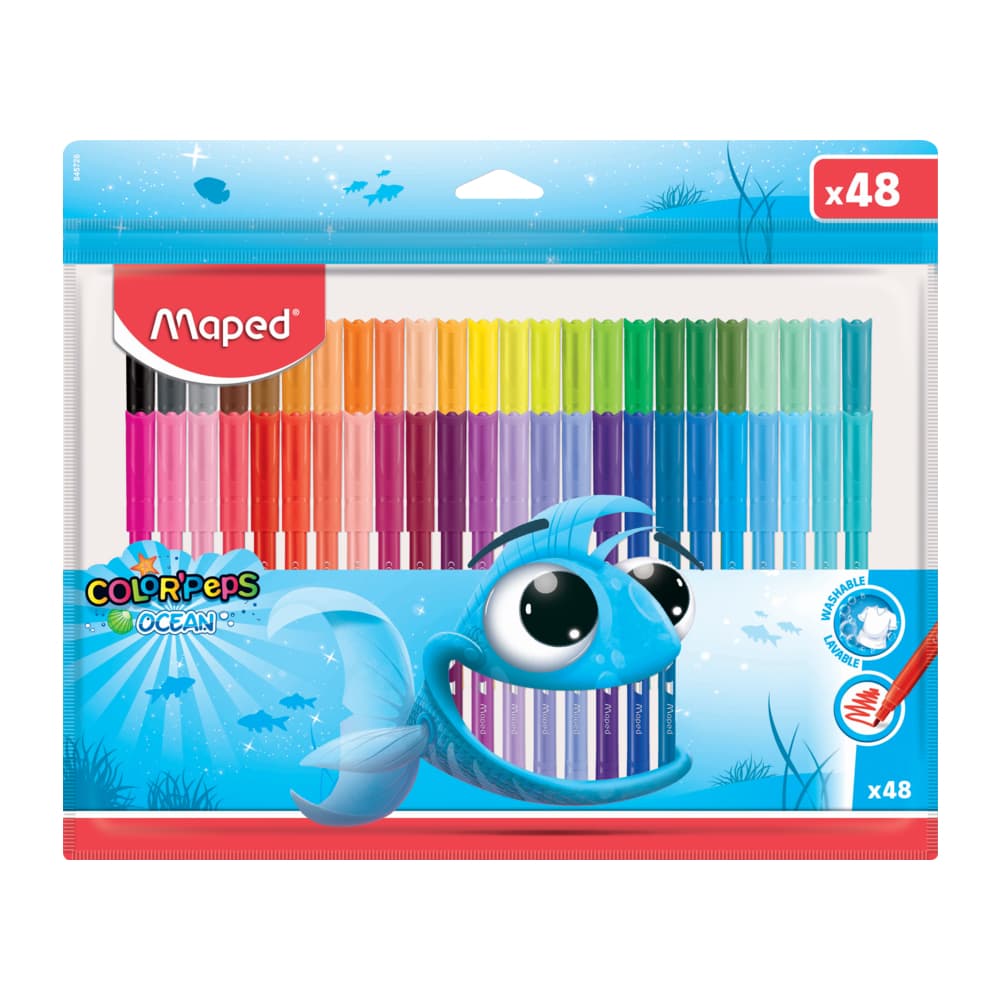 Caneta Hidrográfica color’peps Ocean 48 Cores – Maped
