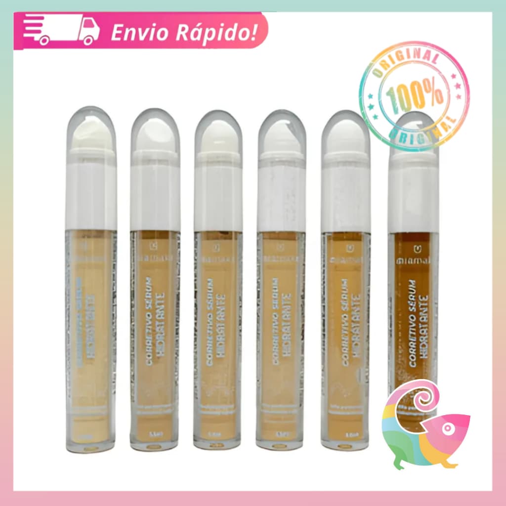 Corretivo Sérum Hidratante Mia Make Cobertura Suave