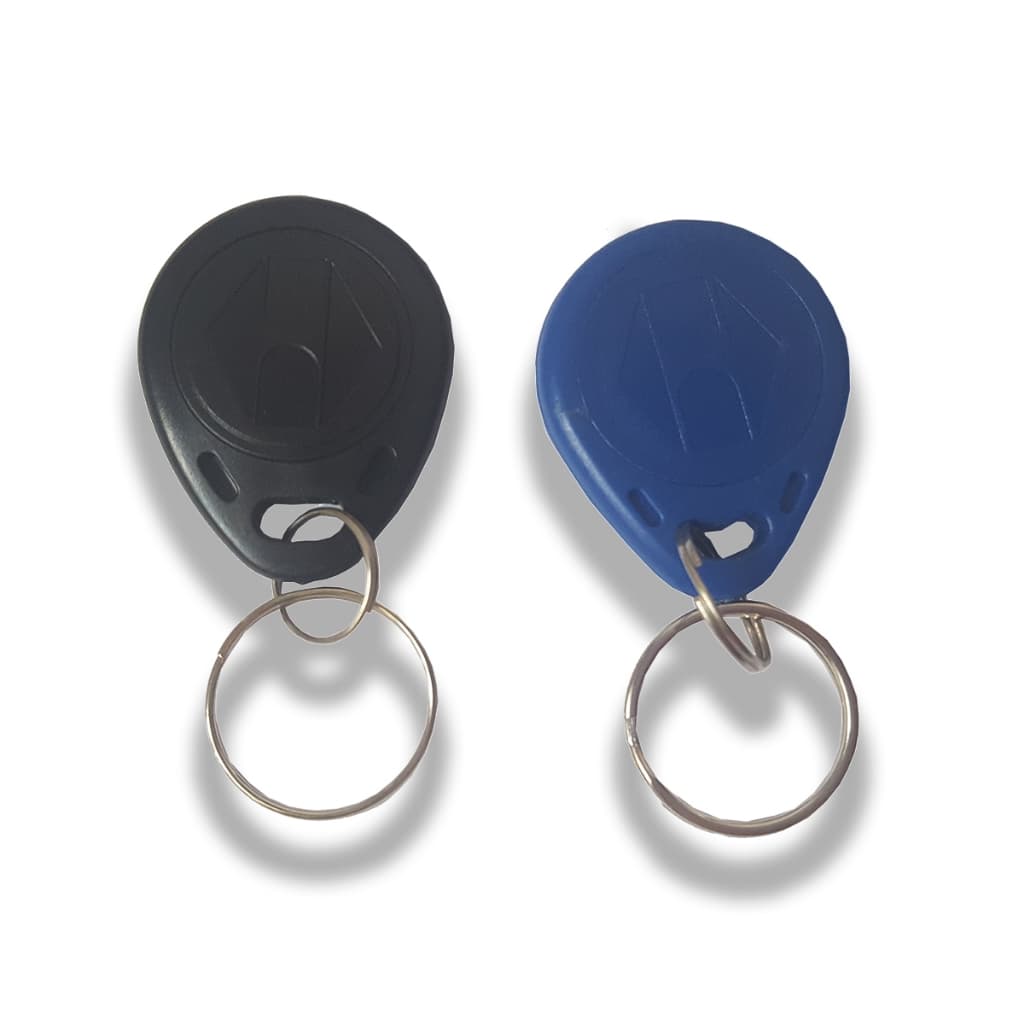 CHAVEIROS TAG CONVENCIONAL RFID 125KHz • COM CÓDIGO - 40 X 30 X 3MM E 34 X 26 X 4 MM - PACOTE DE 10 UNIDADES