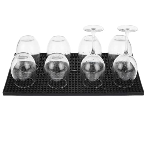 Tapete Escorredor de Louça em Silicone e PVC Para Copos Talheres Pia Cozinha Bar - Clink