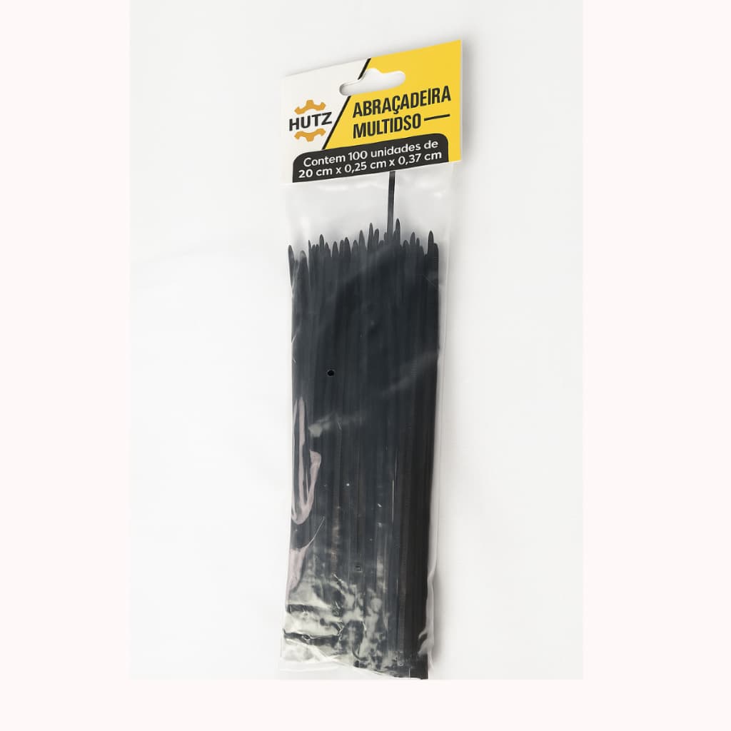 Kit 100 Abraçadeiras Plásticas Enforca Gato – Alta Resistência