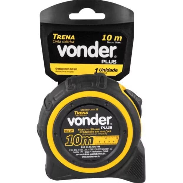Trena 10mts x 25mm Emborrachada Vonder