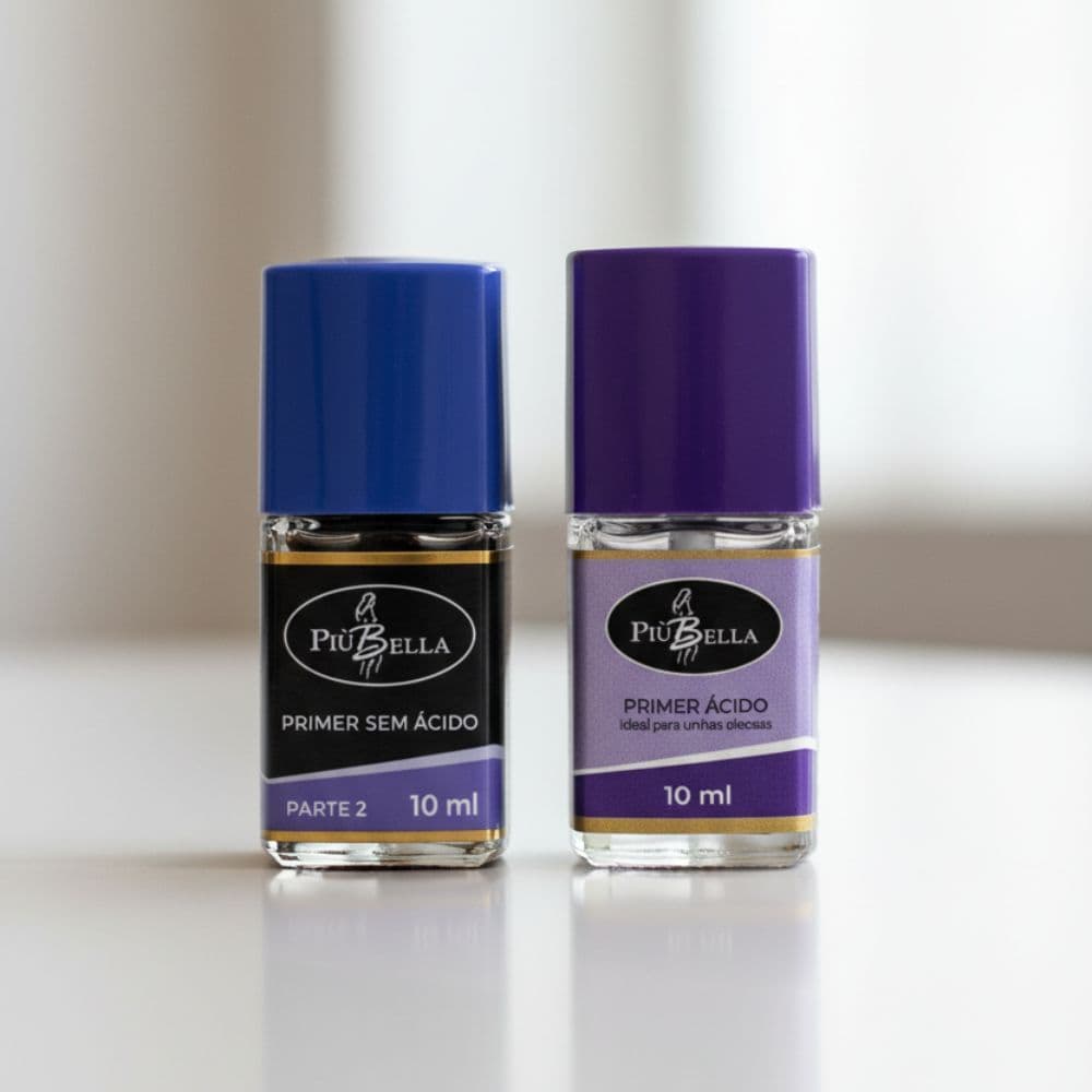 Primer Piubella 10ml Fixação Segura Para Unhas