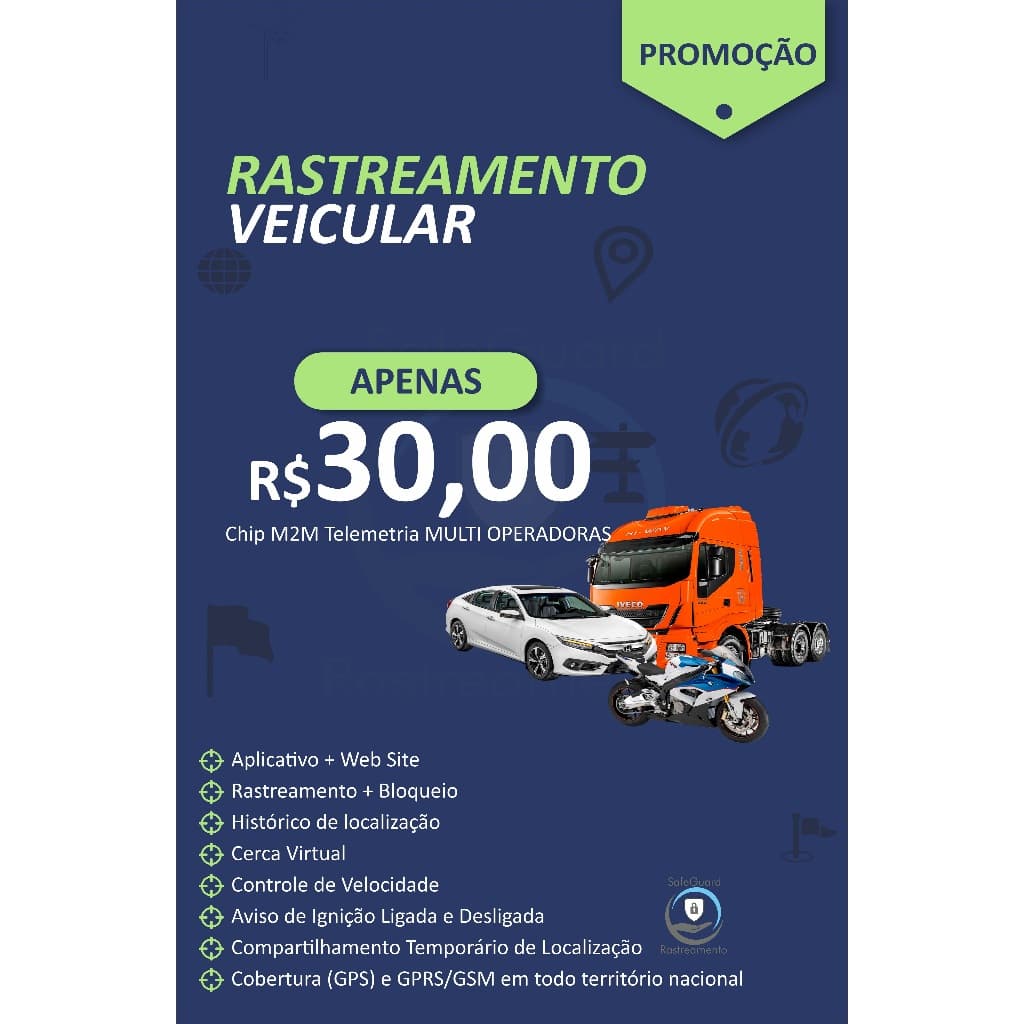 Aplicativo Multi Op Rastreador e Bloqueador Gps 2G 4G Carro Moto Caminhão