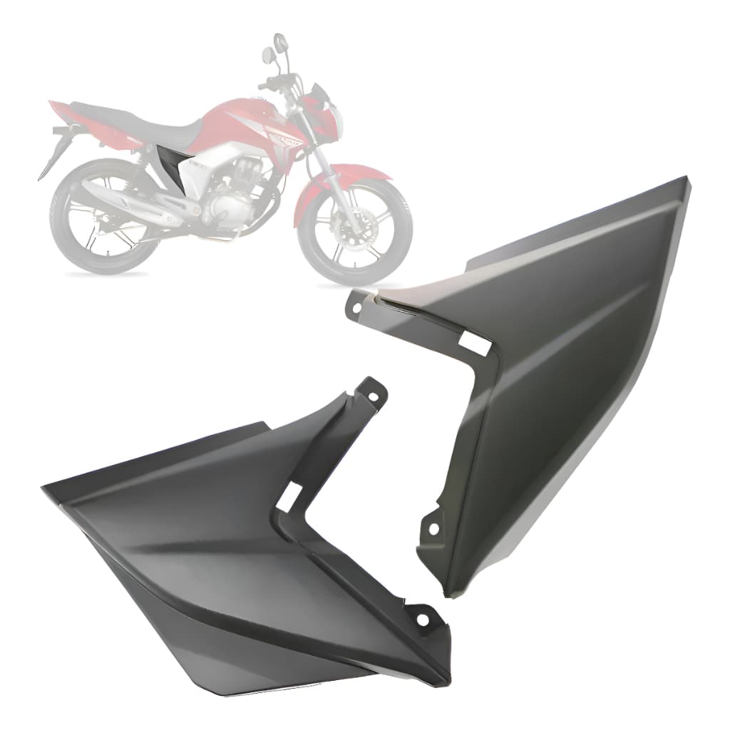 Tampa Lateral Complemento p/ Moto Cg Titan 150 anos 2014 e 2015