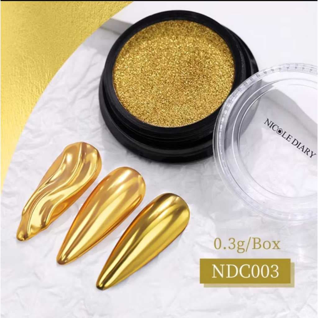 Pigmento Mágico Em Pó Glitter Cromado Neon Pérola Decoração 1g