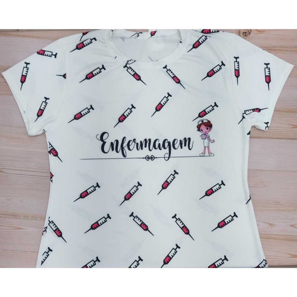 Camisa Enfermagem ; Blusa Enfermagem ; Tshirt enfermagem ; Enfermagem ; Enfermeira ; Camisa Enfermeira