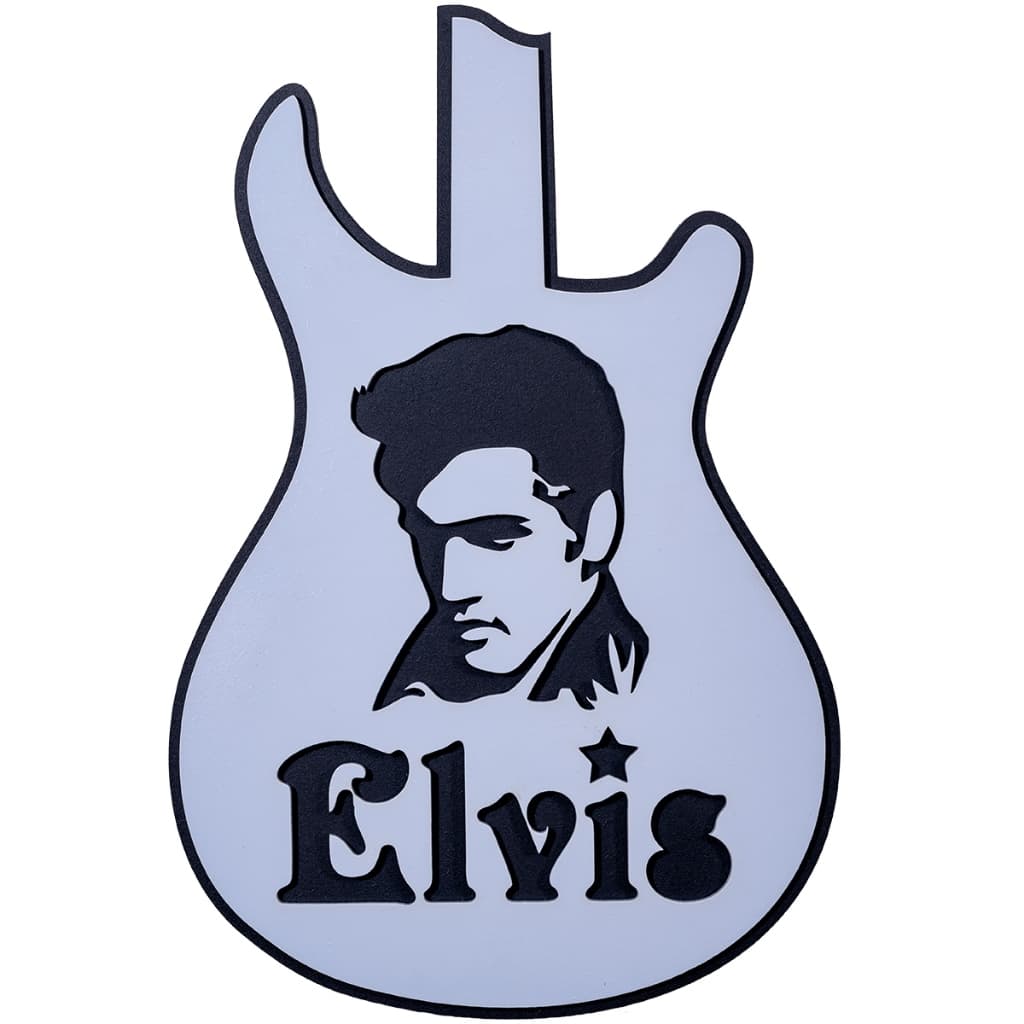 Quadro decorativo guitarra Elvis Presley