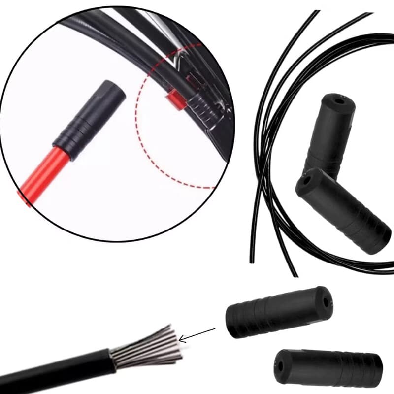 Kit 3 Metros de Conduite De Marcha Cambio Bike 4 Terminais PVC