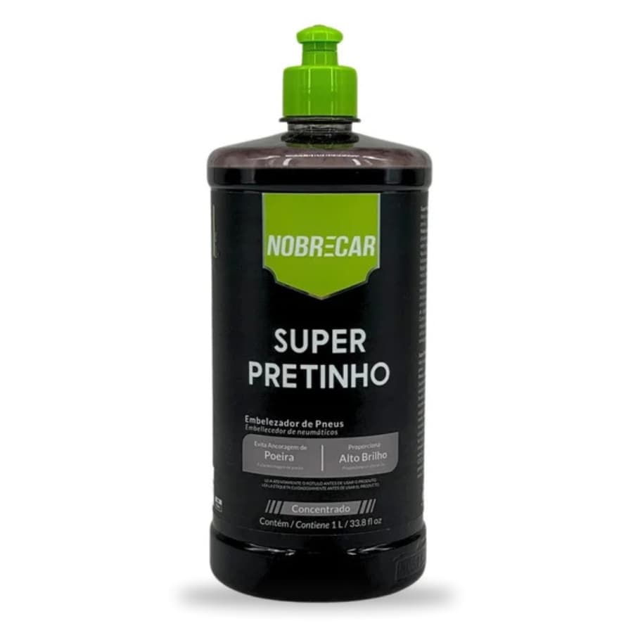 Super Pretinho Brilho Intenso 1 Litro - Nobrecar
