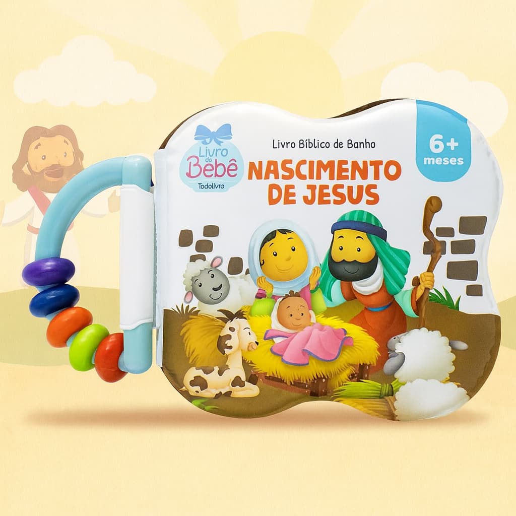 O Livro Do Bebê : Coleção Leitura Bíblica Infantil Para A Hora Do Banho | Leitura Sensorial E Interativa Para Crianças