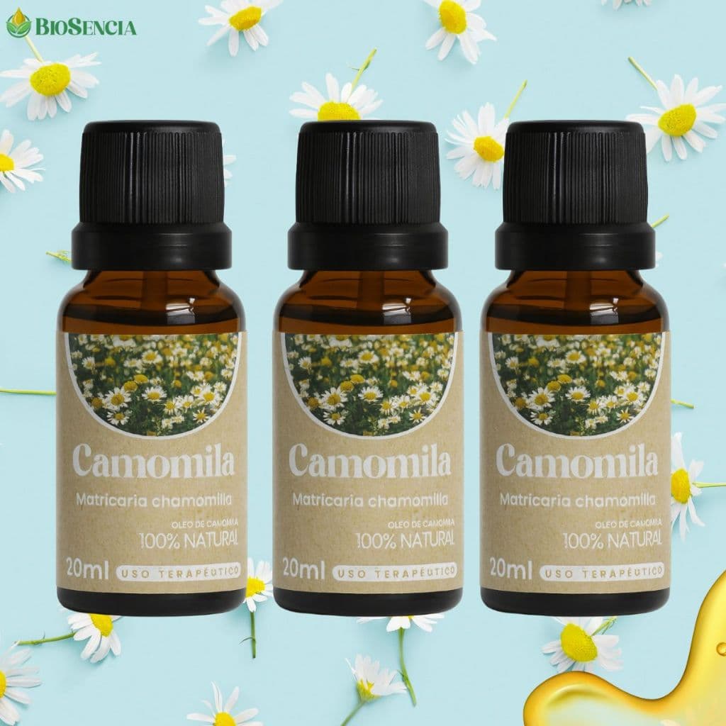 Combo 3 Óleos de Camomila 20 ml – Cuidado Diário para Sua Pele com Camomila