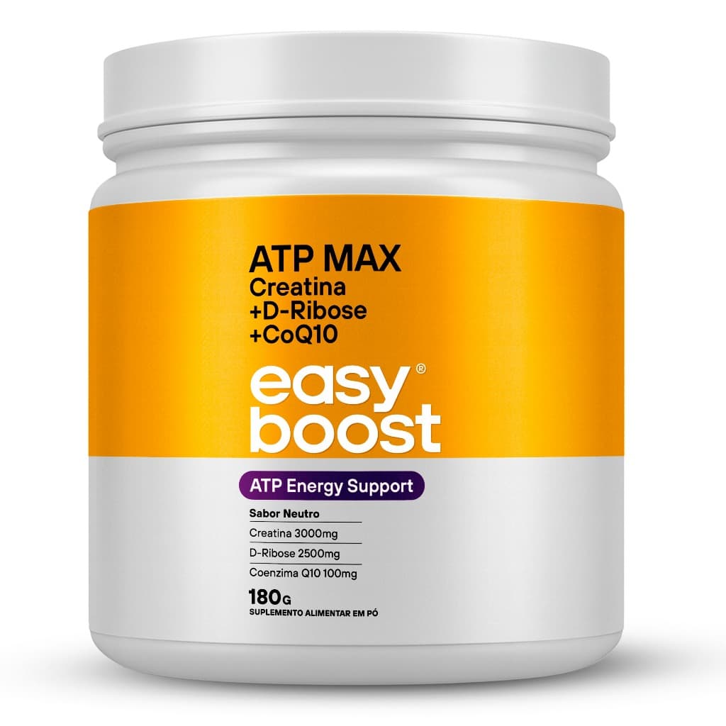 Atp Max Easy Boost Creatina D-ribose Coenzima Q10 180g