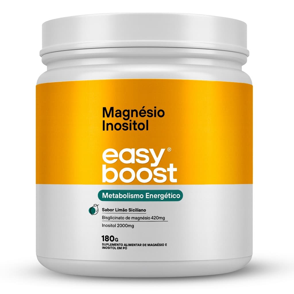 Magnésio Inositol Easy Boost Quelato Limão Siciliano 180g