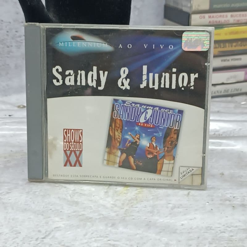 Cd Sandy e Junior Ao vivo Millennium usado