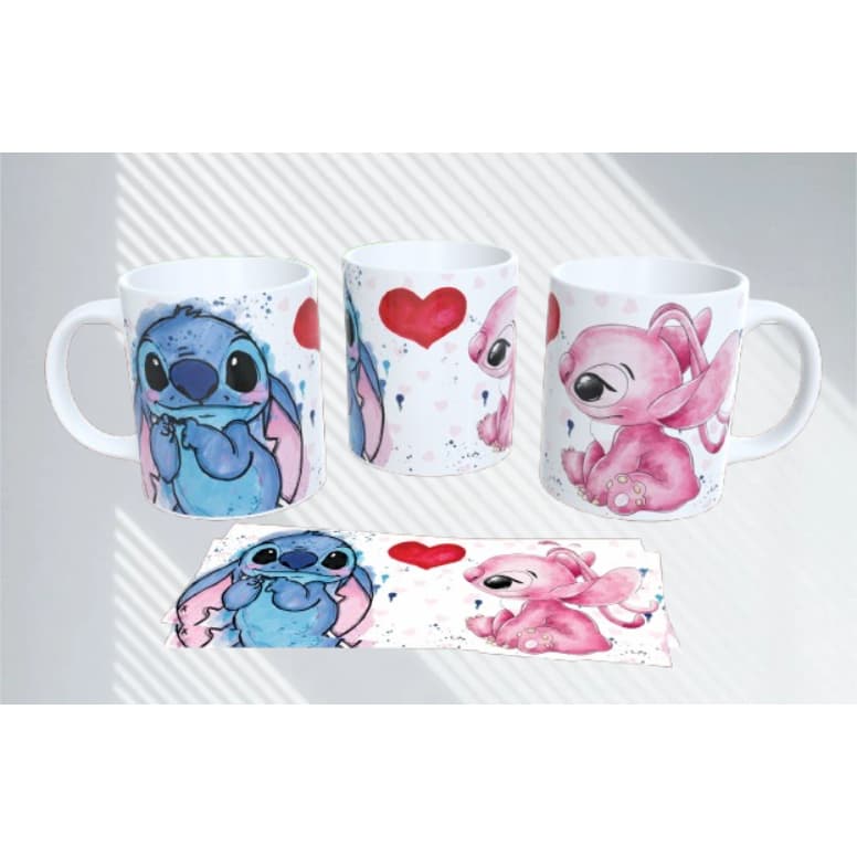 STITISH E ANGEL CANECA EM PORCELANA 325 ML