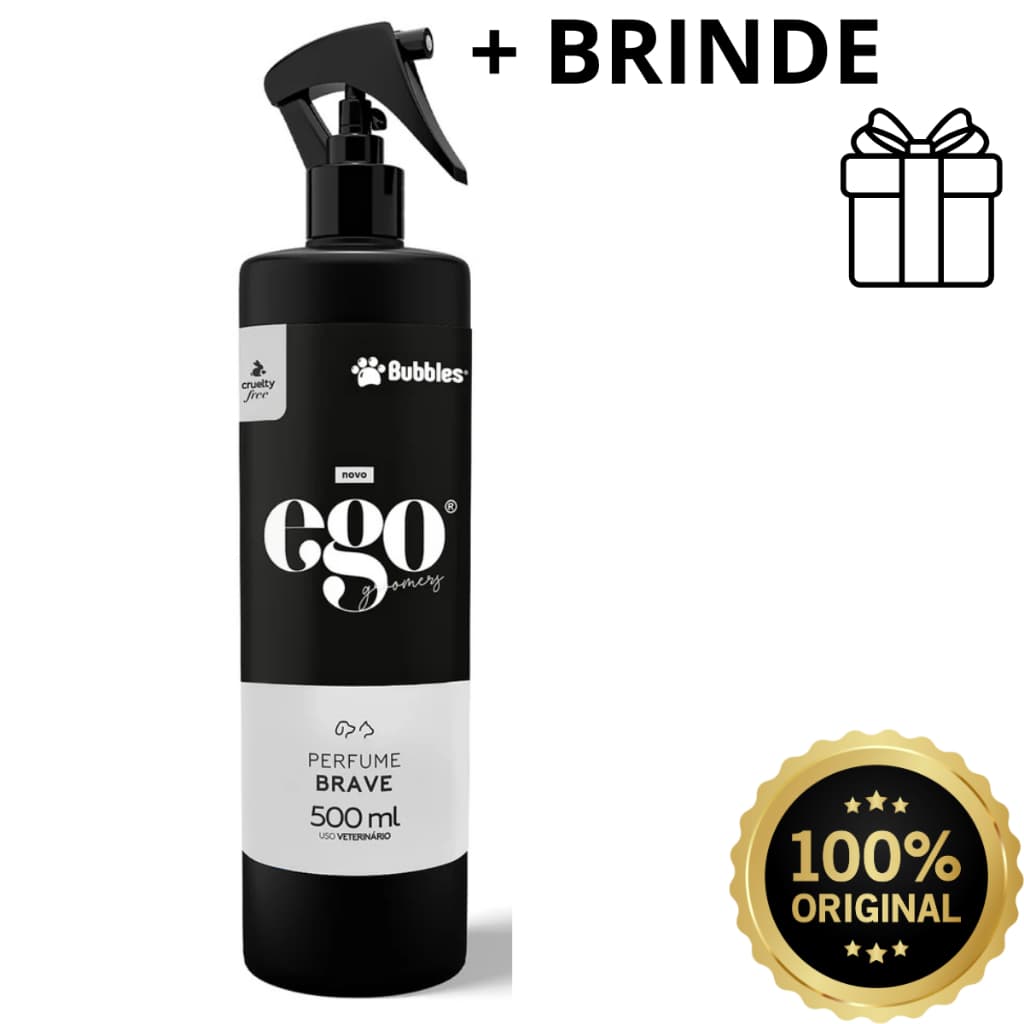 Perfume Pet Brave Com Alta Fixação Bubbles 500ml Cães E Gatos Pet Shop - Banho e Tosa