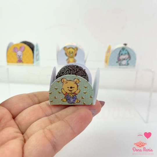 Forminha Ursinho Pooh para Docinhos – Festa Infantil Aniversário
