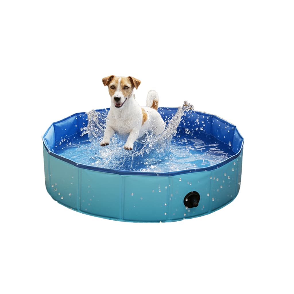 mini piscina dobrável nao precisa inflar para cães e bebes de até 3 anos excelente para apartamentos