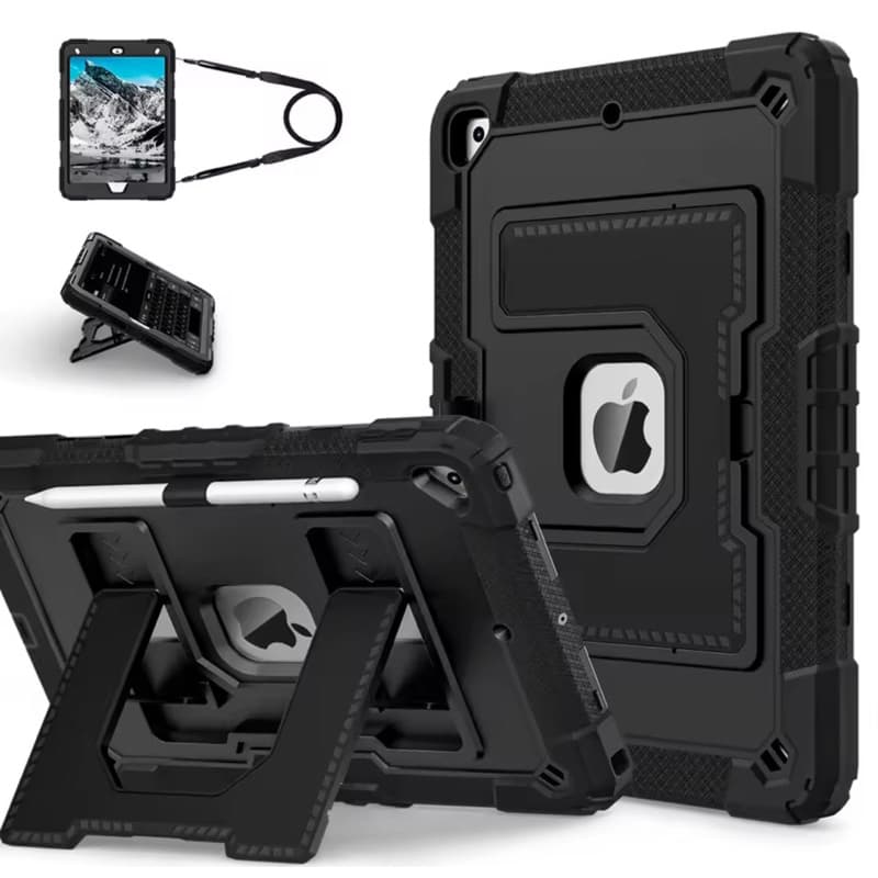 Capa Robusta Para iPad 10 - iPad 11 A16 Protetora Anti Queda Com Alça