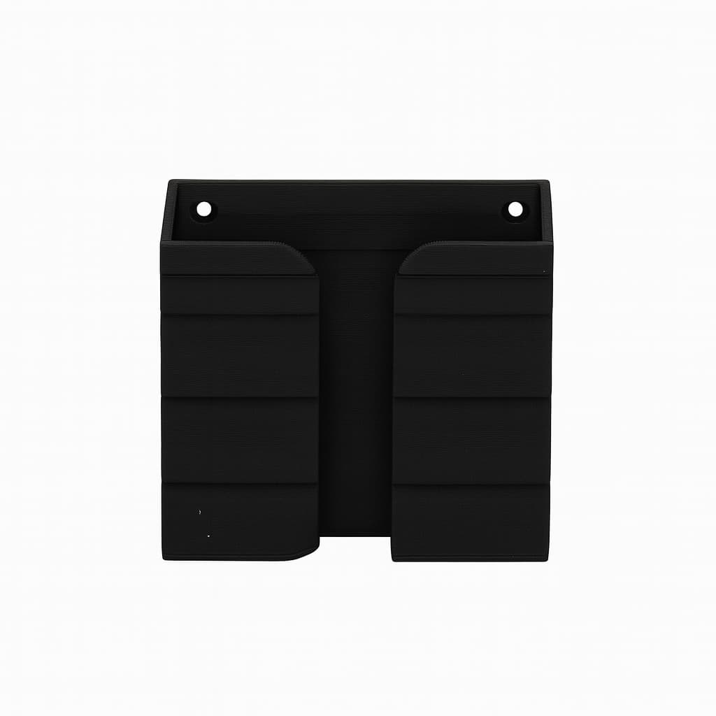 Suporte De Parede Para Celular Controle Plástico Preto