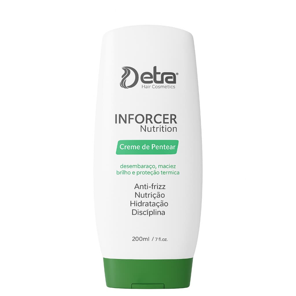 Creme para Pentear Finalizador Inforce Nutrition 200g sem Enxague Força e Nutrição Detra