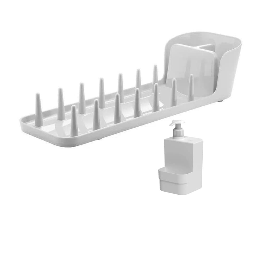Conjunto Dispenser Trium 500ml Escorredor Prático Infinity - Ou