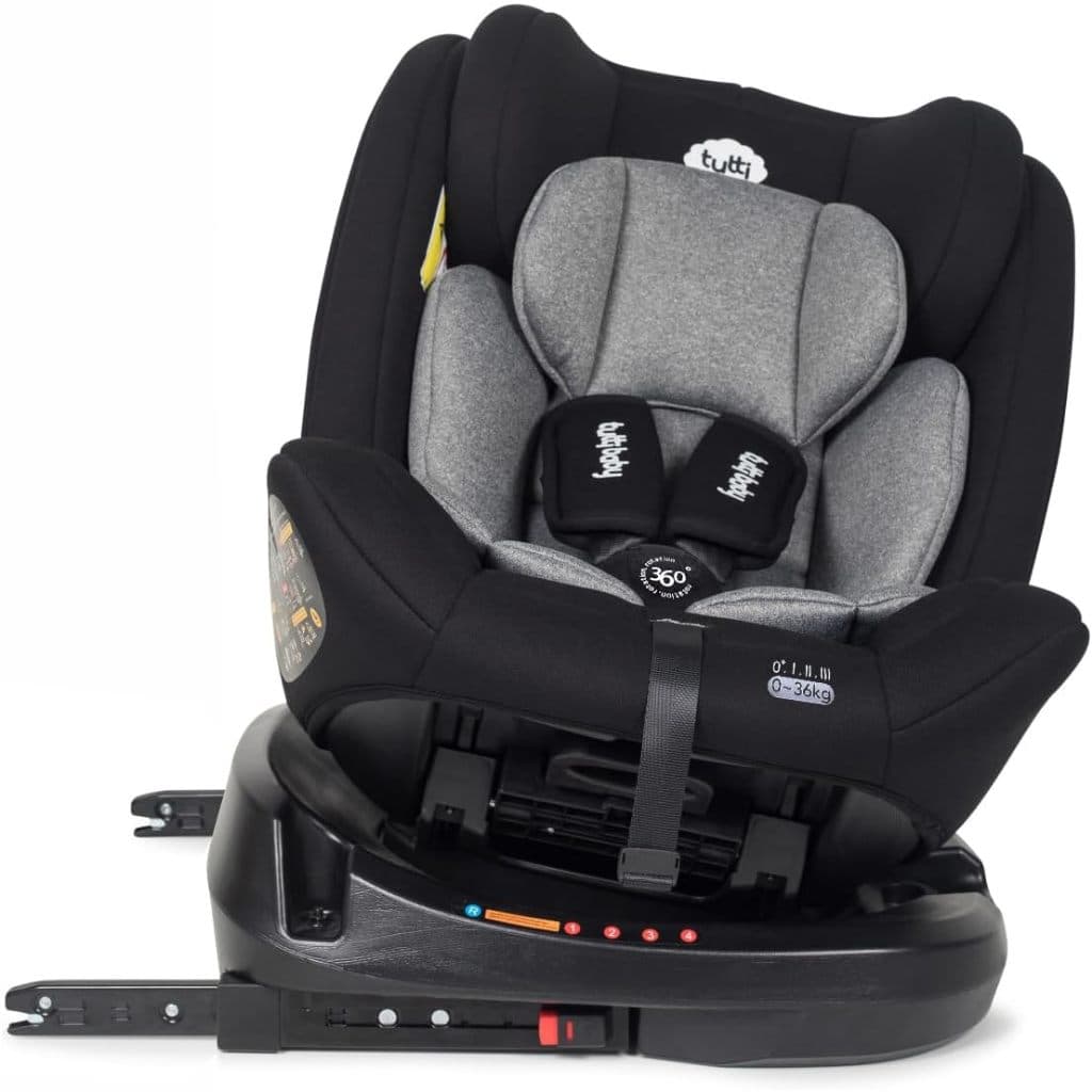 Cadeira De Bebe para Auto Com Isofix Com Rotacao e Reclina Essence 0 A 36kg Tutti Baby