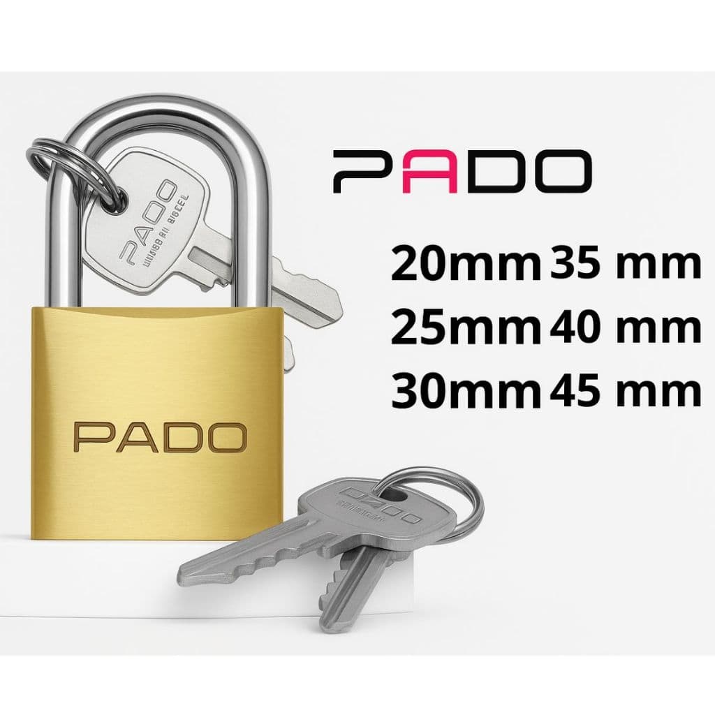 Cadeado Pado P/ Portão, Janela, Armário | 20mm, 25mm, 30mm,35mm,40mm,45mm.