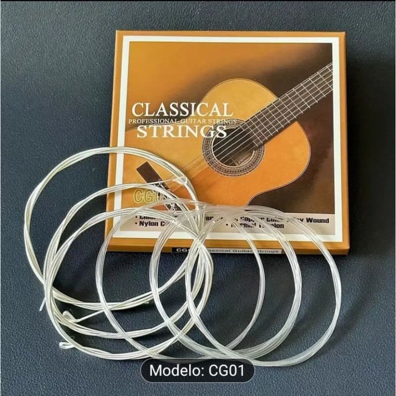 Encordoamento Violão Nylon Classical Strings Profissional CG01 BARATO OTIMO CUSTO BENEFICIO